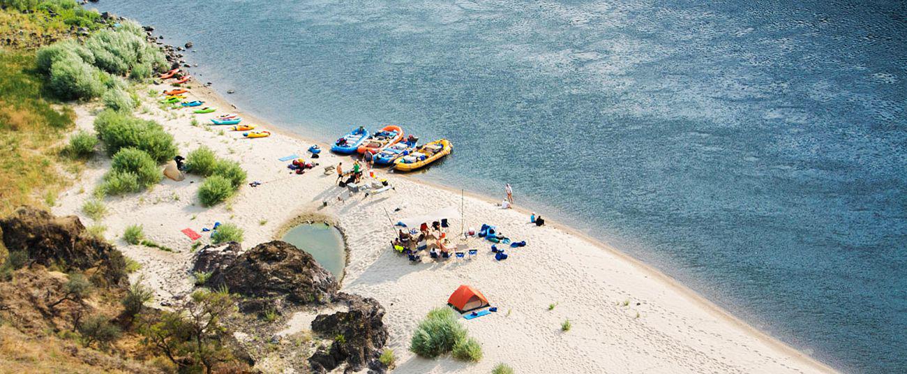 Camping on the Main Salmon River