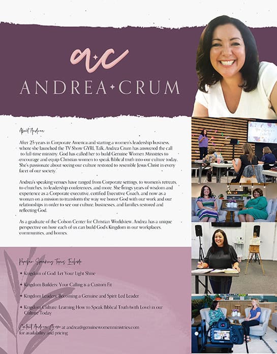 Andrea Crum speaker flyer 2