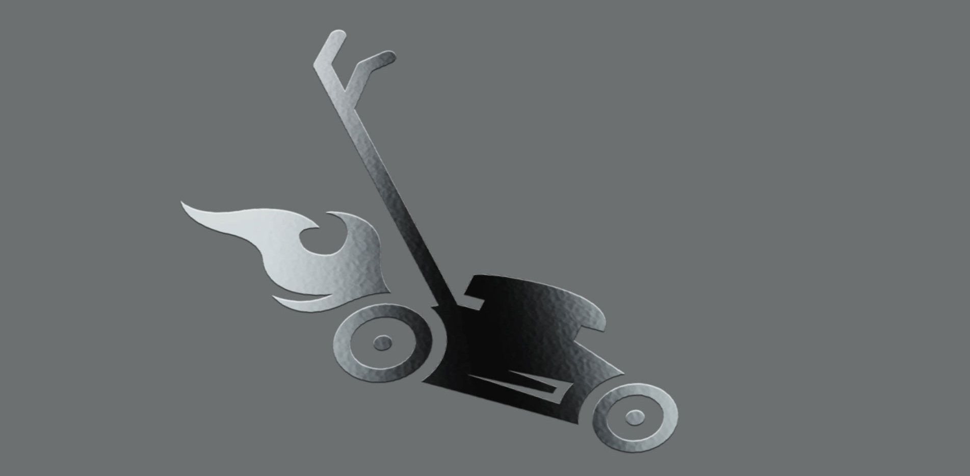 Rocket Lawncare logo mockup